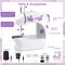 Mini Sewing Machine for Beginners - 240 Pieces Fashion Designer Kit with Portable Sewing Machine for Girls, DIY Doll Clothes Making Kit with 2 Mannequins, Creativity Gift Toy for Kids